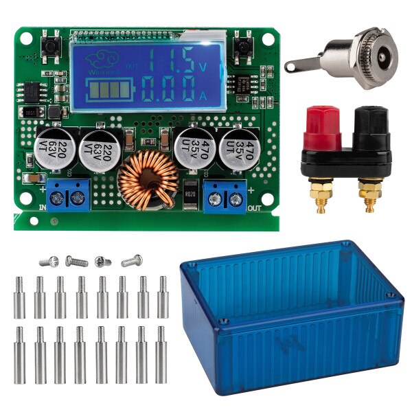 Small Adjustable DC Voltage Digital 5A Power Supply Project Bundle